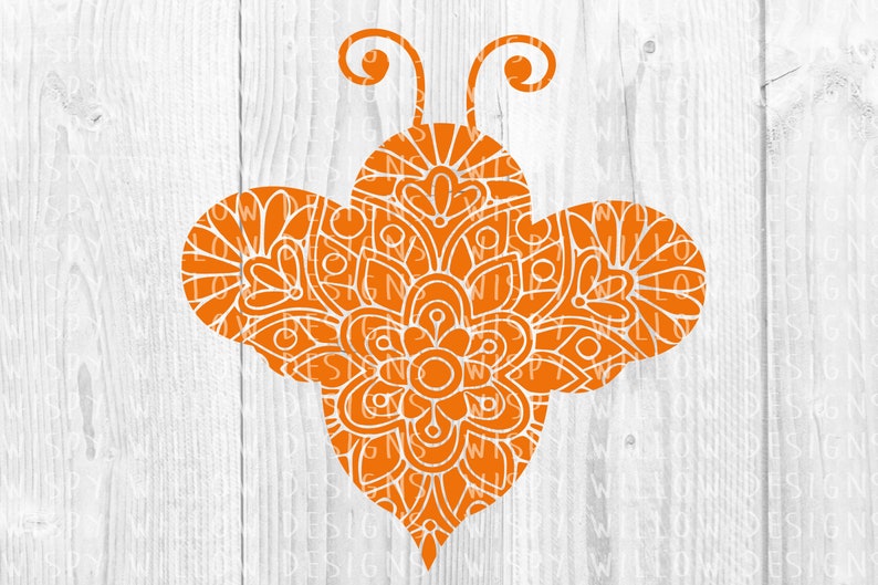 Download Wings Animal Mandala SVG Bundle DXF Bird Bee Butterfly | Etsy