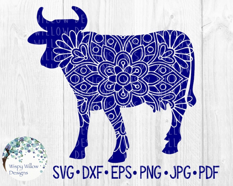 Free Free Mandala Cow Svg 738 SVG PNG EPS DXF File
