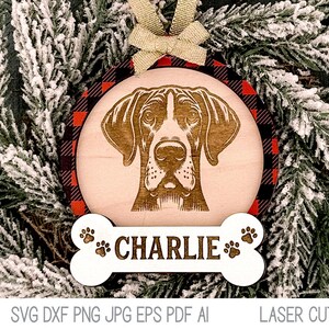 Dog Breed Christmas Ornament SVG File Bundle for Laser Cutter ...