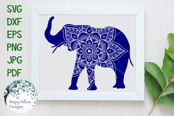 Download Elephant Mandala Svg Elephant Dxf Png Eps Digital Download Etsy
