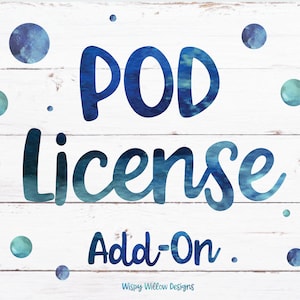 Print On Demand License Add On - POD License for ONE Graphic