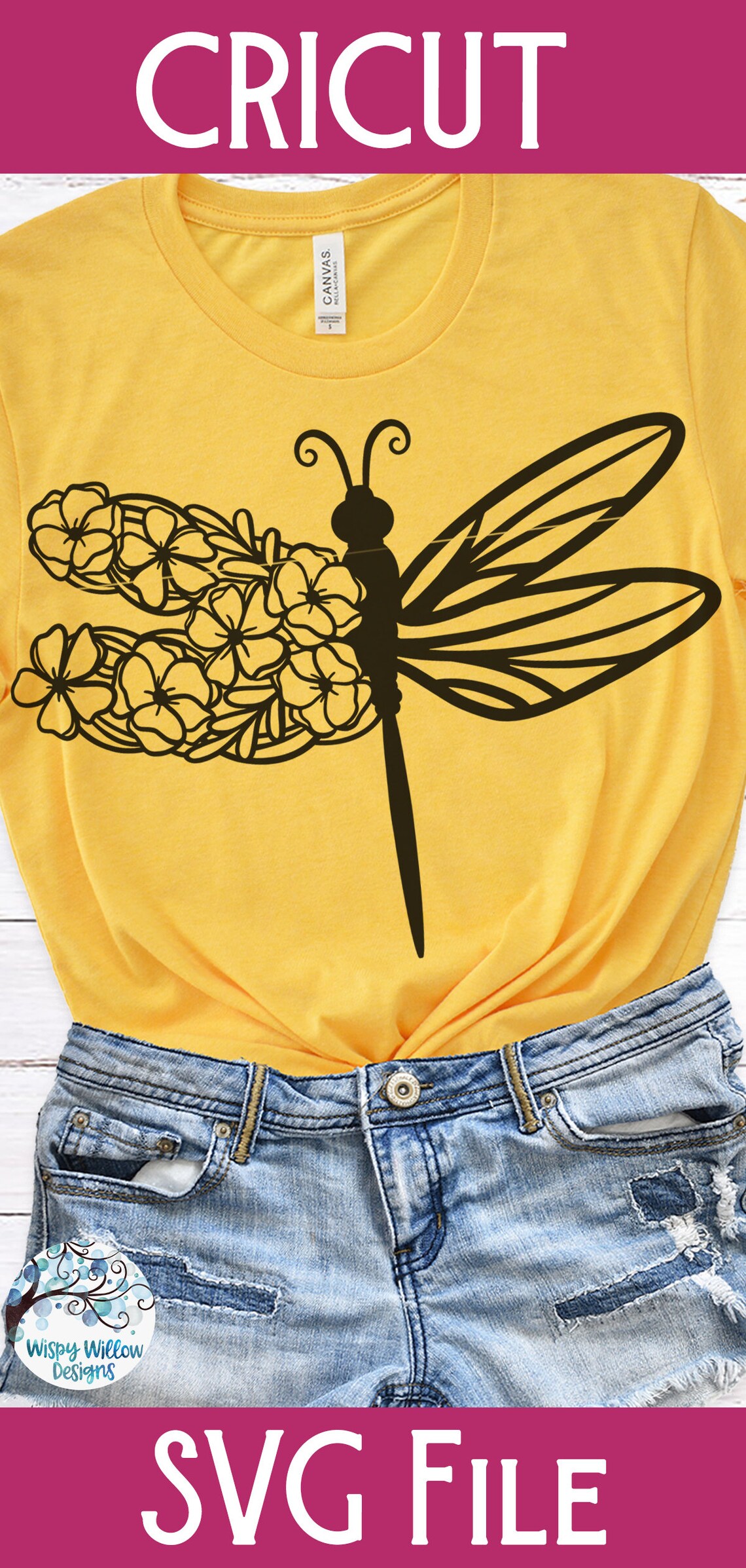 Download Floral Dragonfly SVG Dragonfly Mandala Svg Dragonfly with | Etsy