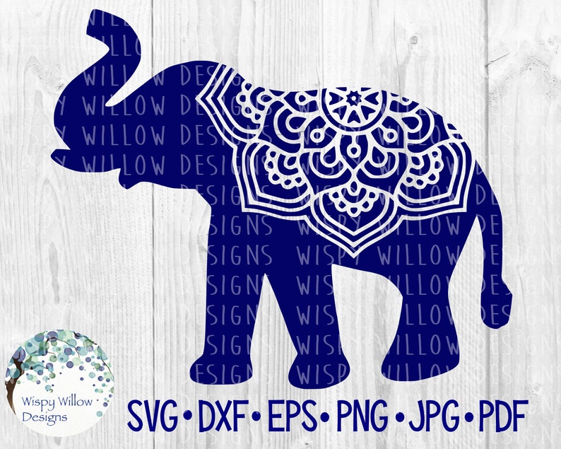 Download Elephant Mandala Svg Mandala Elephant Svg Animal Mandala Etsy
