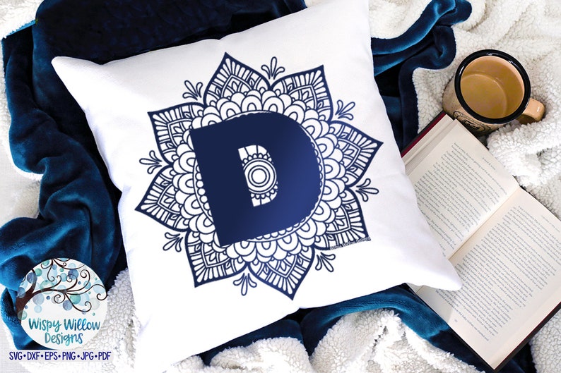 Download Mandala Alphabet SVG Bundle A to Z SVG Letters Mandala | Etsy