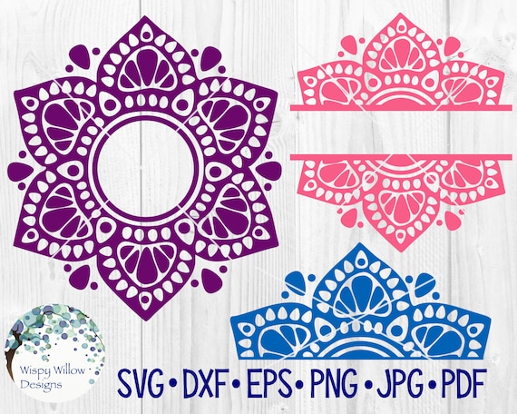 Download Mandala Bundle Svg Dxf Png Jpg Pdf Mandala Border Etsy PSD Mockup Templates