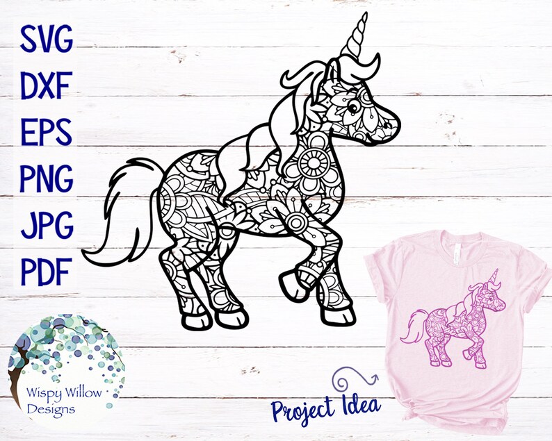 Free Free Unicorn Zentangle Svg 254 SVG PNG EPS DXF File