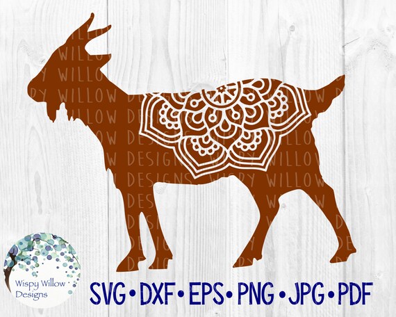 Download Goat Mandala Svg Dxf Png Eps Jpg Digital Download Goats Etsy