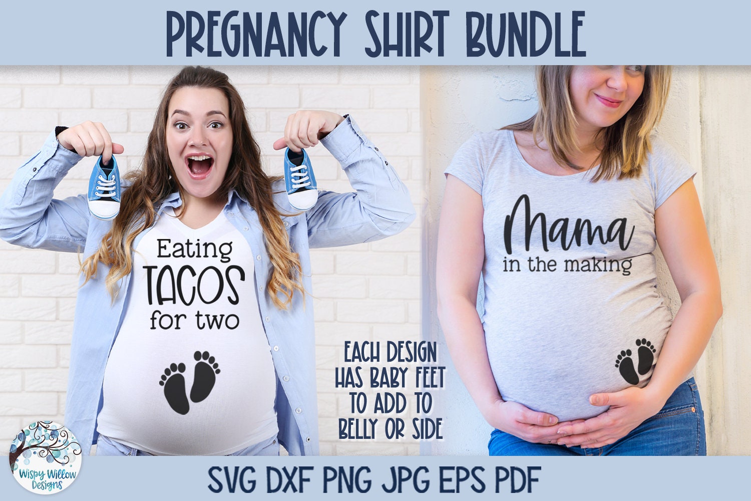 Pregnancy Shirt SVG Bundle Maternity 