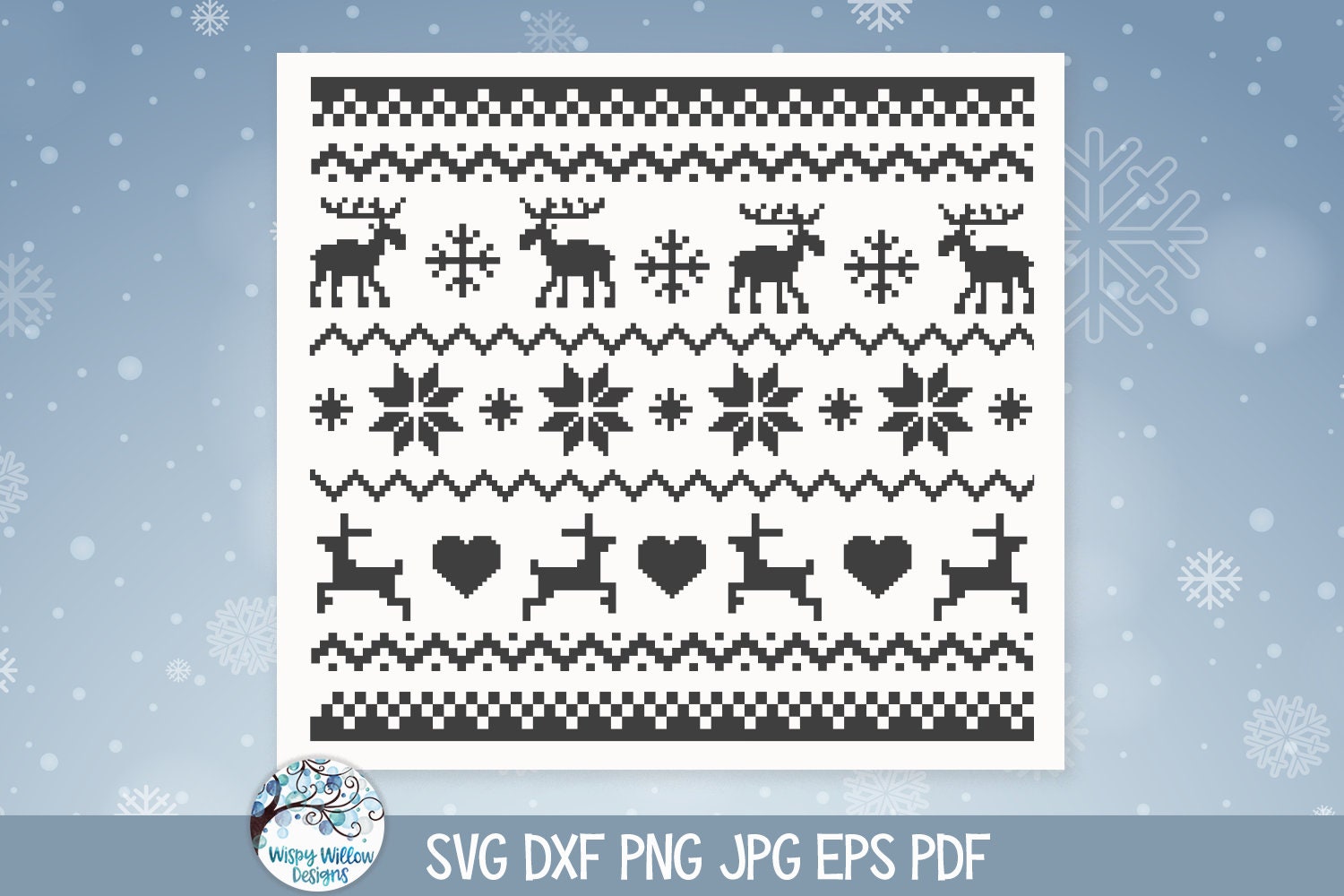Penguin Ugly Christmas Sweater Design SVG Files – CraftDrawings