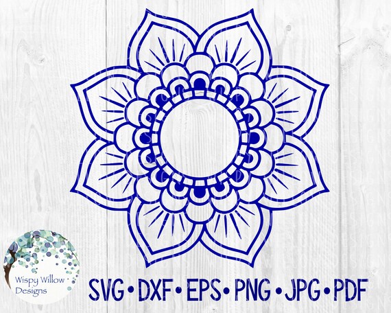 Download Mandala Svg Dxf Png Digital Download File Boho Hippie Etsy