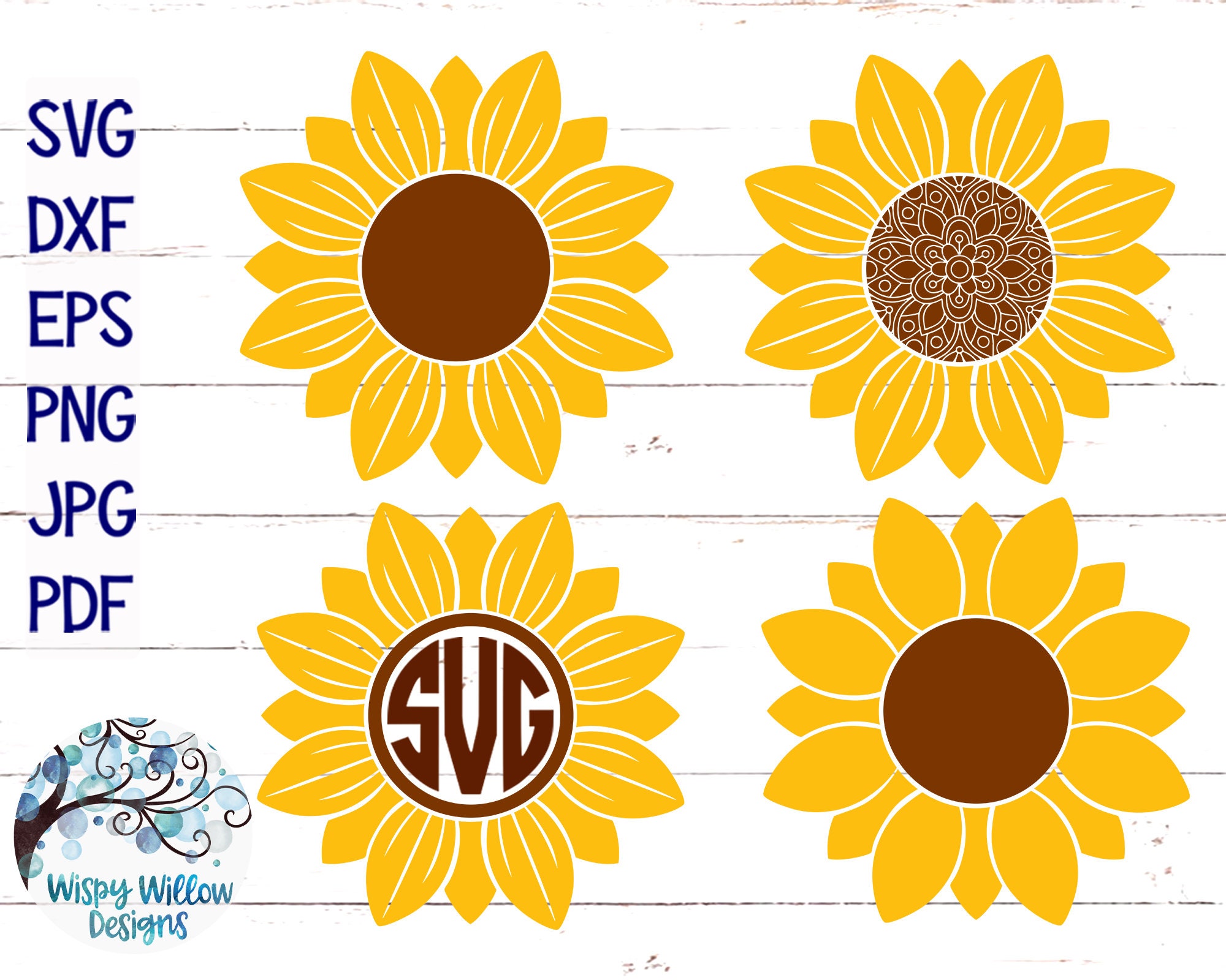 Free Free 50 Sunflower Svg Etsy SVG PNG EPS DXF File