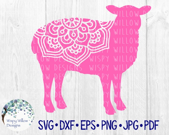 Download Sheep Mandala Svg Dxf Png Eps Jpg Digital Download Sheep Etsy
