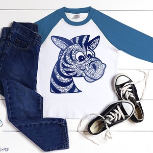 Download Zebra Zentangle SVG Mandala Zebra SVG Zebra Mandala SVG | Etsy