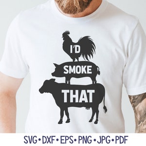 Je fumerais ce SVG pour Cricut, SVG de grillades pour hommes pour chemise de fête des pères, cadeau pour papa drôle de grillades et de tablier de barbecue, fichier de coupe sticker vinyle viril