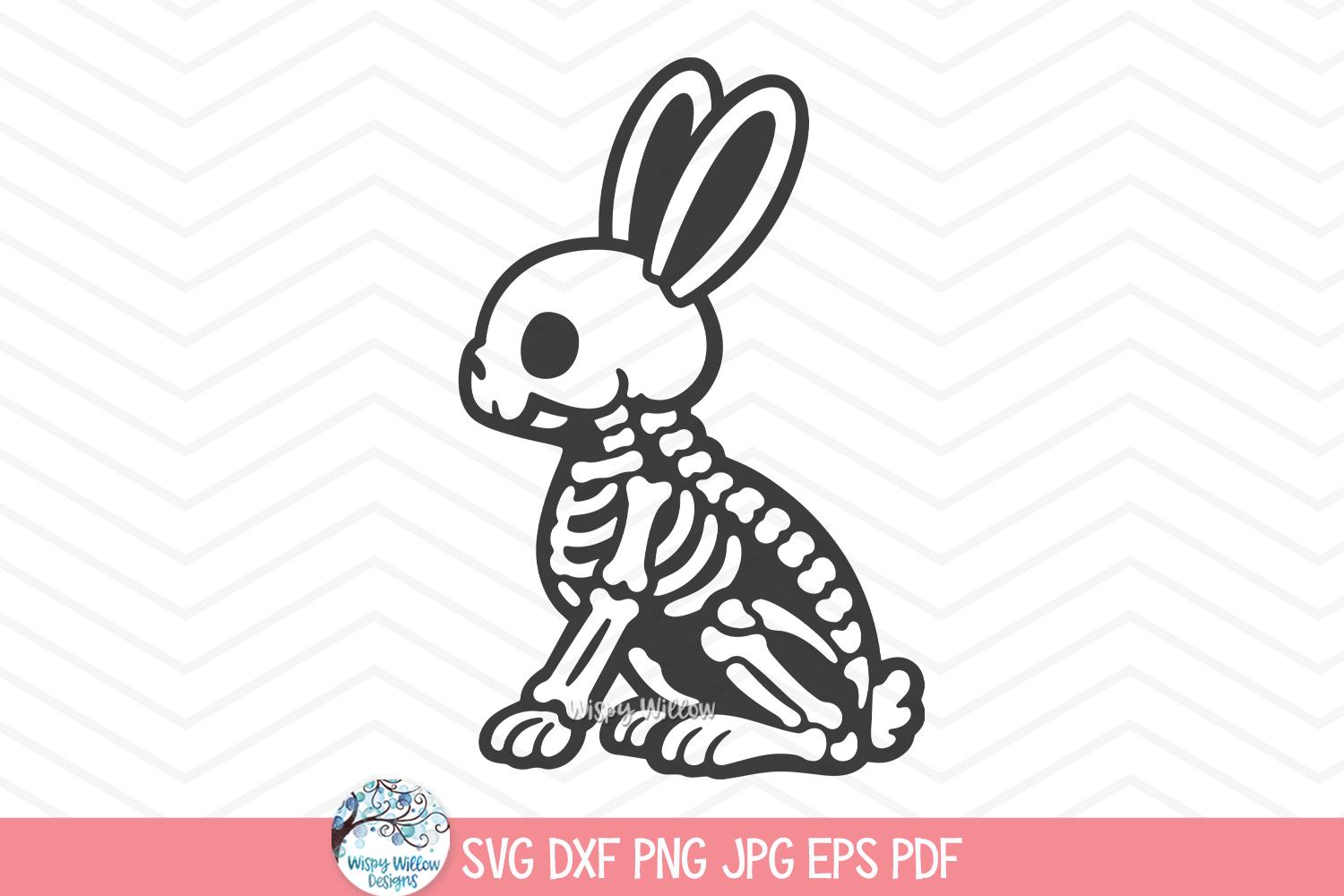 Rabbit Skeleton SVG for Cricut, Gothic Easter Bunny, Pet Animal ...