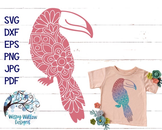 Download Toucan Mandala Svg Dxf Png Eps Jpeg Toucan Svg Summer Etsy
