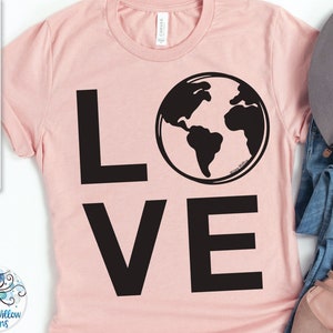 Amor com a Terra SVG, Terra SVG, Amor com o Mundo, Hippie SVG, Natureza, Ao ar livre, Viagem, Hippie, Planeta, Earth Day Svg, Earth Day Png, Earth