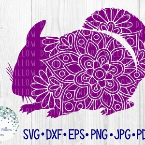 Chinchilla Mandala SVG Dxf Png Jpg Eps Intricate Pet - Etsy