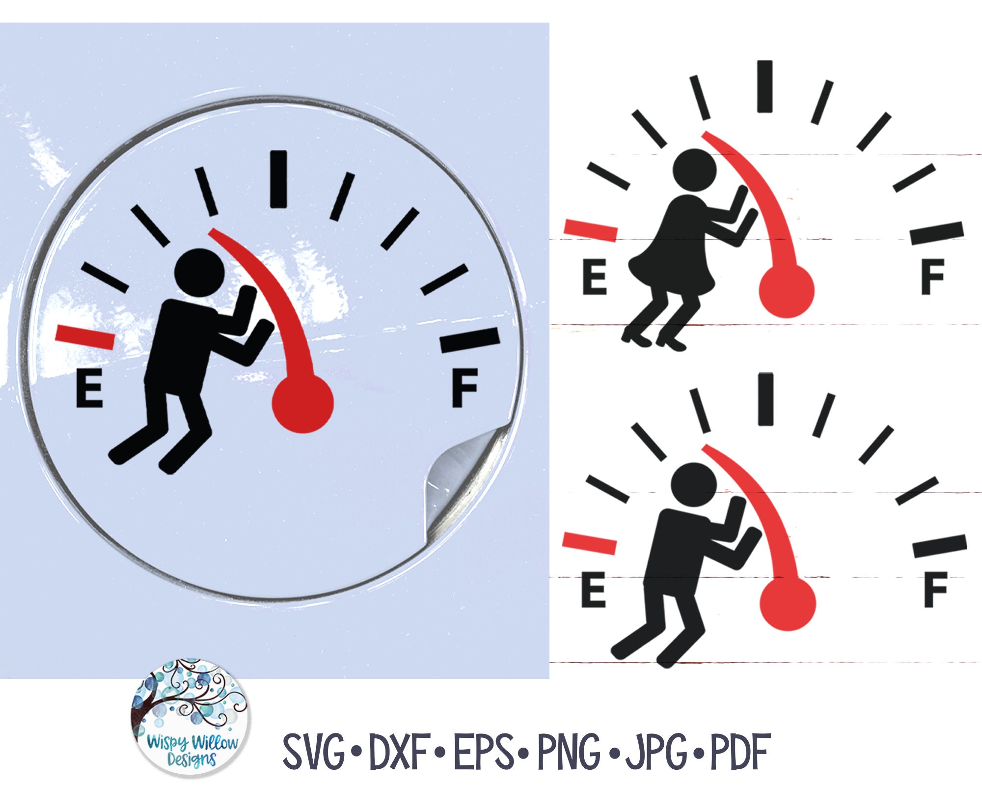 Funny Gas Tank Gauge SVG Bundle for Cricut Man and Woman Etsy