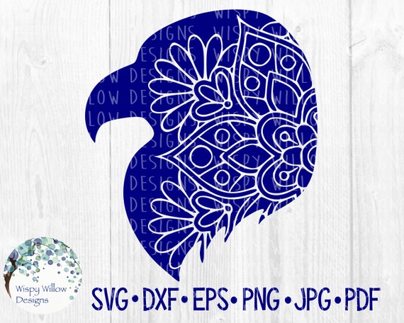Download Eagle Head Mandala SVG DXF png eps jpg Digital Download | Etsy