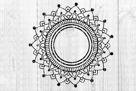 Download Mandala Svg Dxf Png Eps Jpg Digital Download File Etsy PSD Mockup Templates