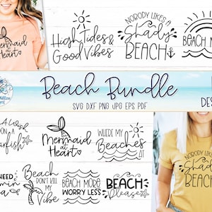 Pacchetto SVG spiaggia per Cricut, camicia divertente per le vacanze estive per le donne PNG, a nessuno piace una spiaggia ombreggiata, dove si trovano le mie spiagge, sarcastico, impertinente