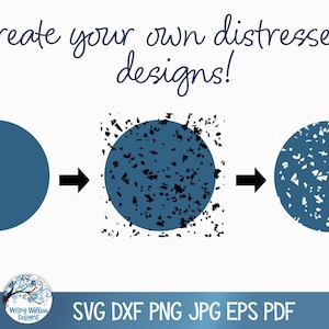Distressed Texture SVG Bundle for Cricut, Grunge Pattern SVG ...
