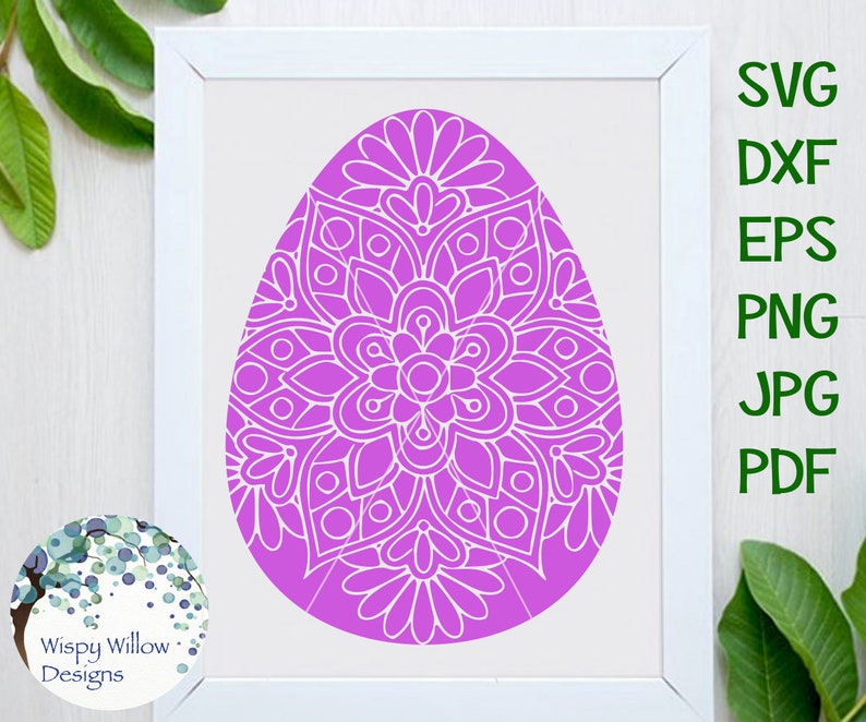 Download Easter Mandala SVG Bundle DXF PNG Spring Bunny Rabbit | Etsy