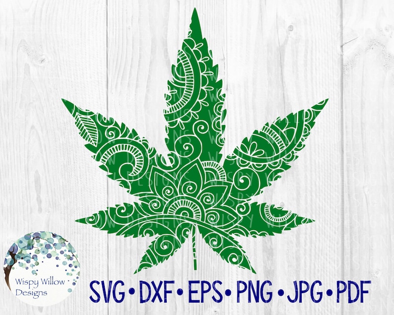 Download Marijuana Leaf SVG DXF png eps jpg Digital Download | Etsy
