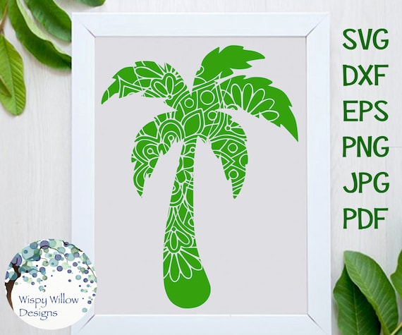 Download Palm Tree Mandala Svg Dxf Pdf Png Eps Jpeg Digital Etsy PSD Mockup Templates