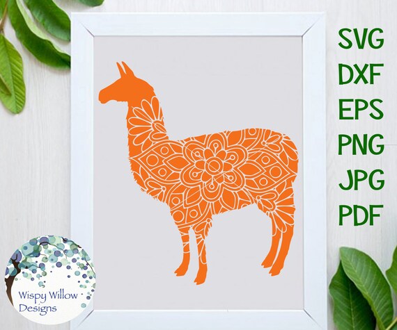 Download Llama Mandala Svg Dxf Pdf Png Eps Jpeg Digital Download Etsy PSD Mockup Templates