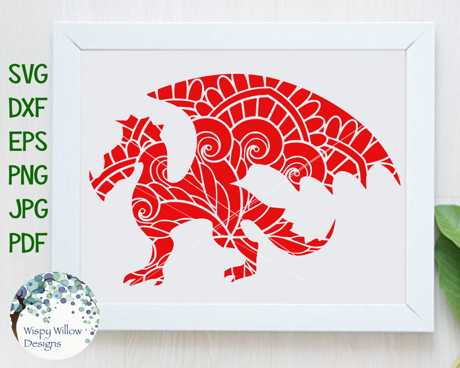 Download Dragon Svg Dragon Mandala Svg Mandala Dragon Svg Mandala Etsy
