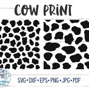 Cow Print SVG Bundle, Cow Spots SVG, DXF, png, jpg, Texture, Cow Print Svgs, Cow Print Svg, Decal File, Pattern, Cow Svg, Cricut, Silhouette