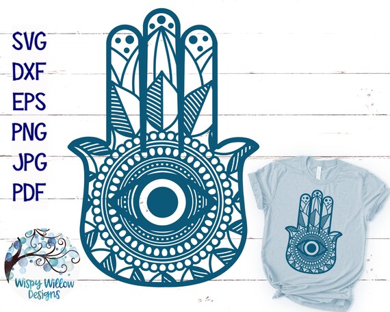Download Hamsa Hand Svg Dxf Png Jpg Evil Eye Hamsa Svg Hamsa Svg Etsy