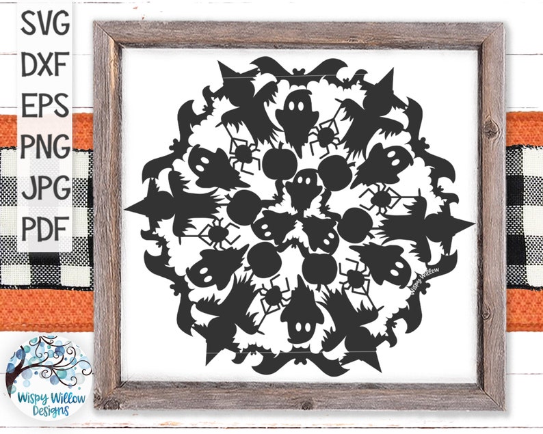 Download Halloween Mandala SVG Ghost Halloween Svg Scarecrow ...