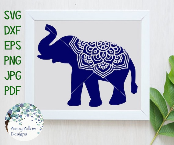 Free Free 220 Elephant Mandala Cricut SVG PNG EPS DXF File
