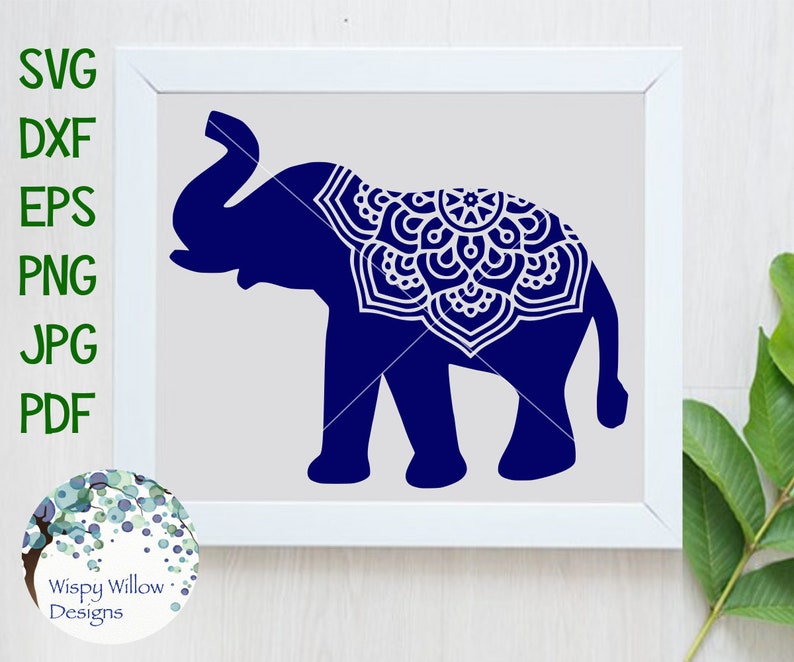 Download Elephant Mandala Svg Mandala Elephant Svg Animal Mandala Etsy
