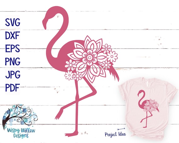 Download Floral Flamingo Svg Flamingo Mandala Flamingo Zentangle Etsy