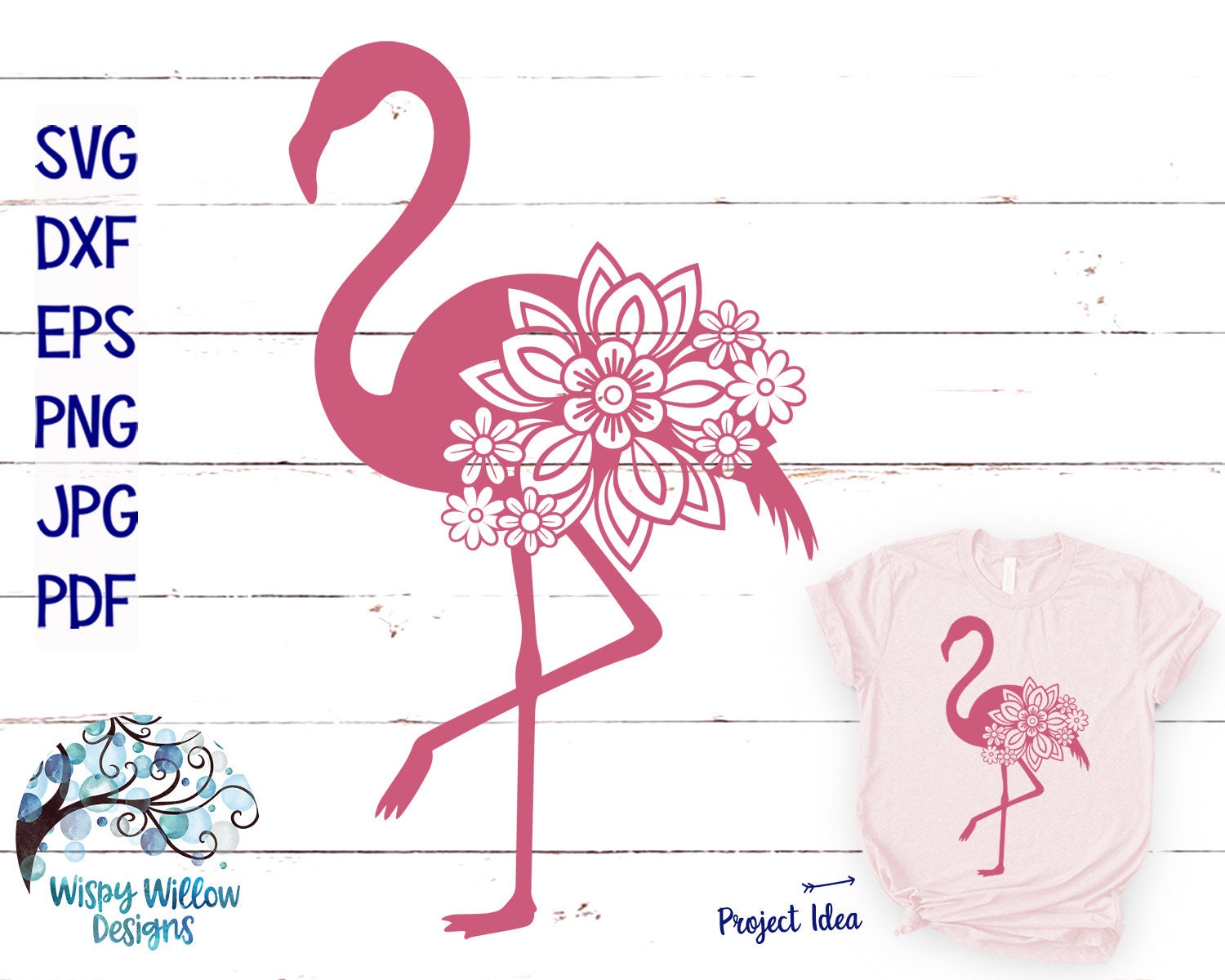 Download Floral Flamingo Svg Flamingo Mandala Flamingo Zentangle Etsy