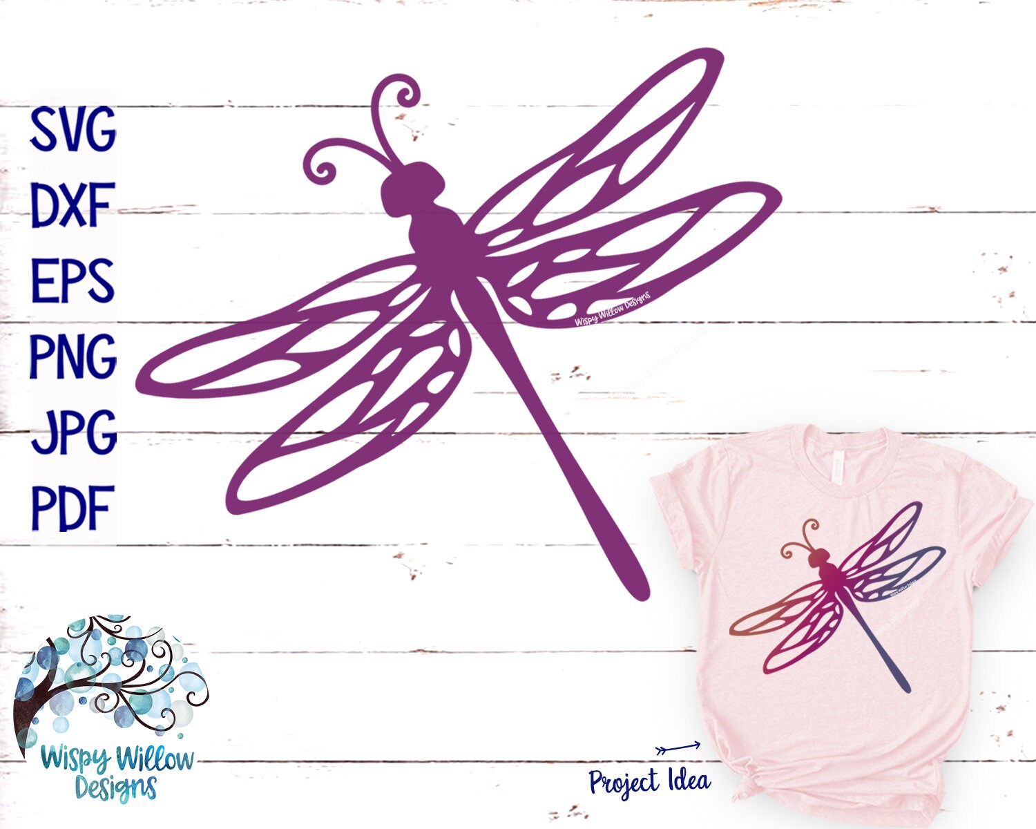 Download Dragonfly Svg Dxf Png Dragonfly Dragonfly Silhouette Etsy