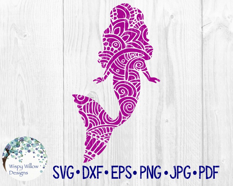 Free Free 264 Mermaid Zentangle Svg SVG PNG EPS DXF File