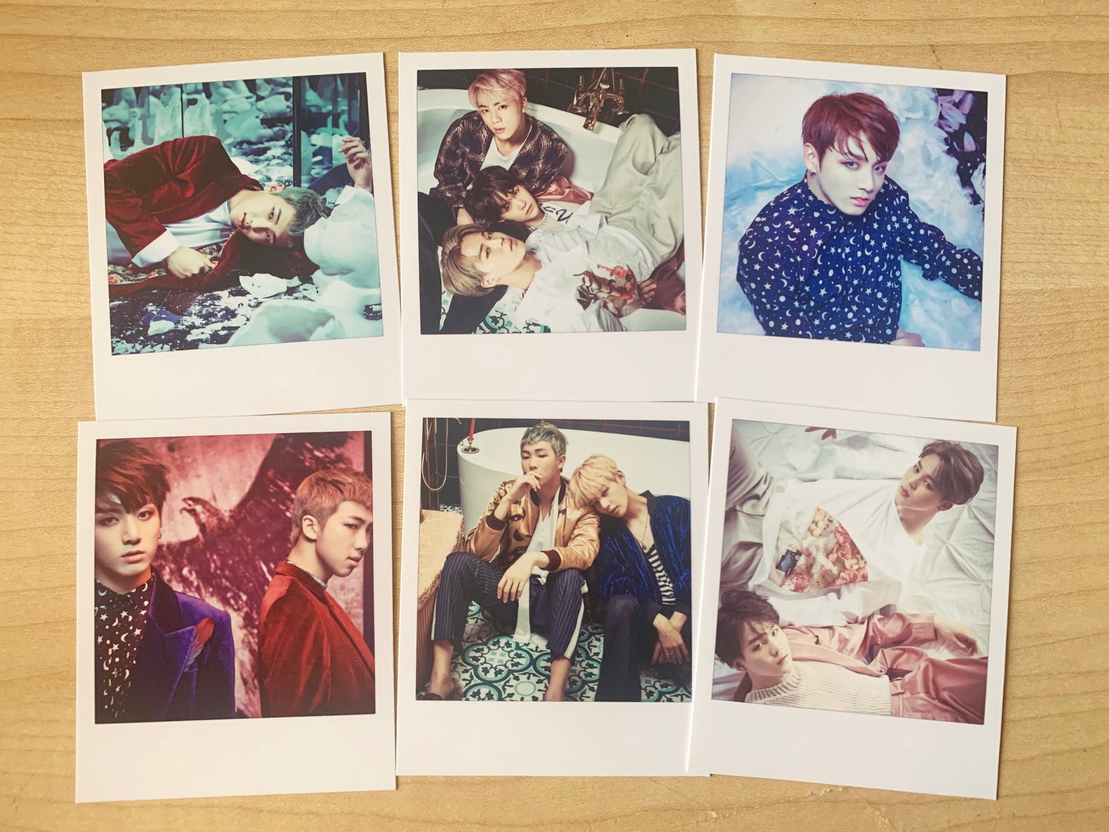 BTS Wings Polaroid Photo Set Etsy
