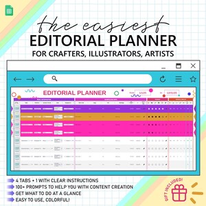 Social media planner per artigiane, illustratrici, artiste su Google Sheets