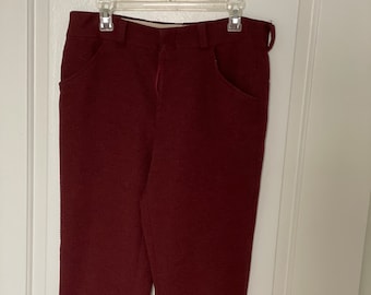 1970s Flared Ref wool pants