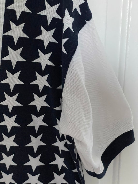 90s Star spangled polo shirt by Natural Issue - image 7