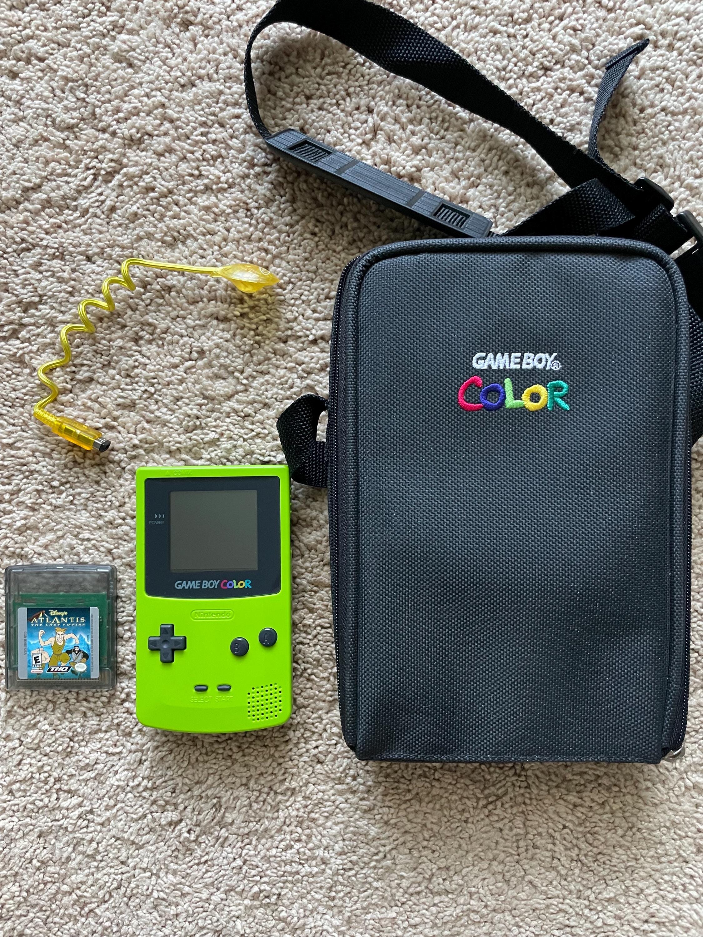 Game Boy Color Official Carry Case Gameboy Color Carry Case Green