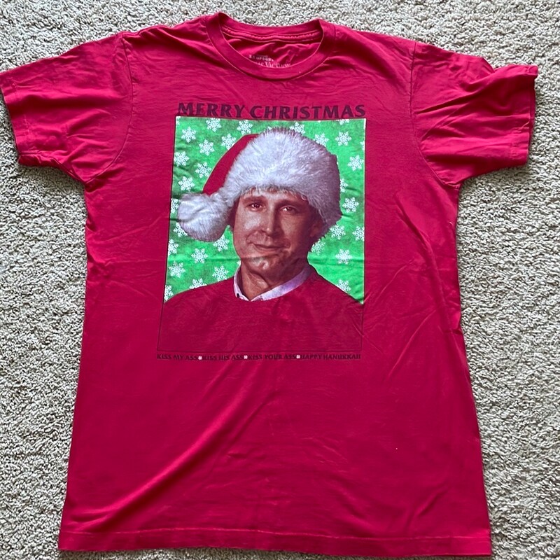 T-shirt Noël Citation Film Clark Griswold - Marque Silver Lake, Coton, Taille Regular, Neuf Avec étiquettes