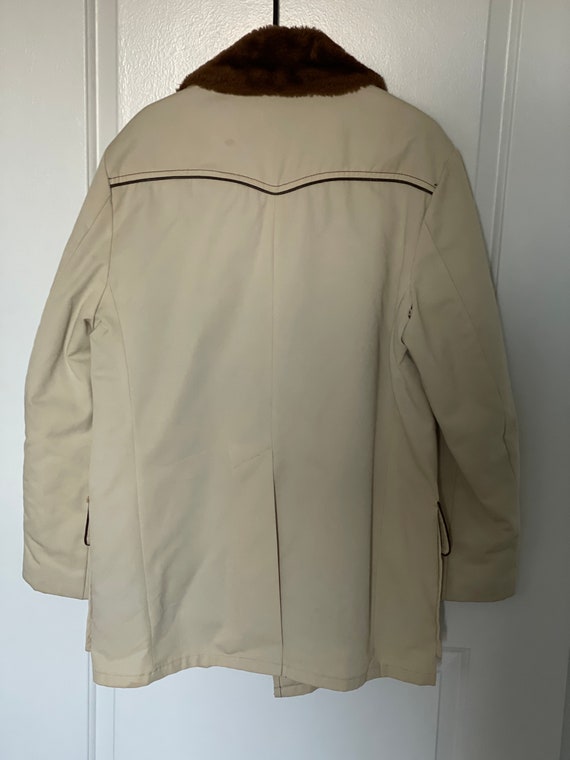 70s fake fur lined car coat by Campus - image 9