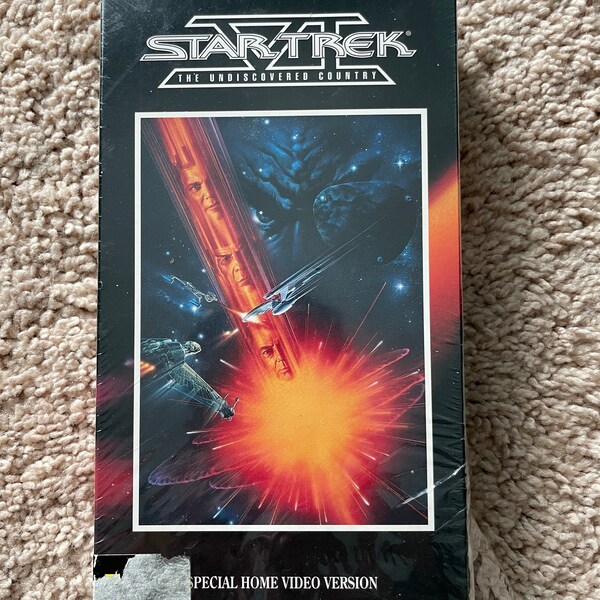 Used Star Trek VI Video tape - The Undiscovered Country