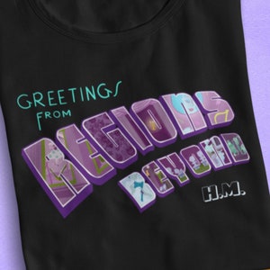 Haunted Mansion T-Shirt - Greetings from Regions Beyond T-Shirt - Spooky Vacation Shirt - Unisex Theme Park Shirt - Gifts for Park Goers